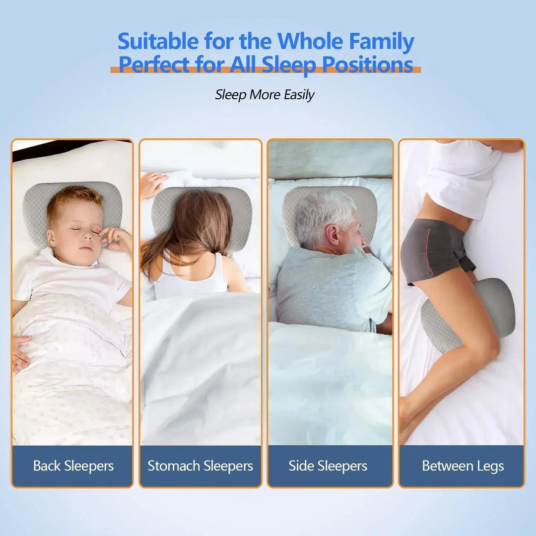 Adjustable Curved Ear Support Pillow with Ventilation Opening | Comfort for Ear-Friendly Sleep | Bed Pillows