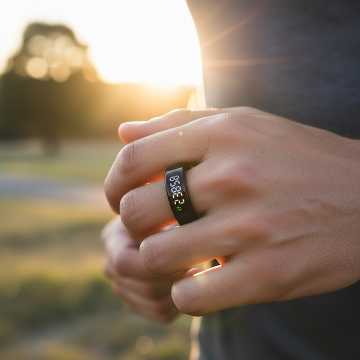 Smart Ring with Built-In Display, Sleep and Activity Tracking | Track Sleep and Activity on Your Finger | Smart Rings