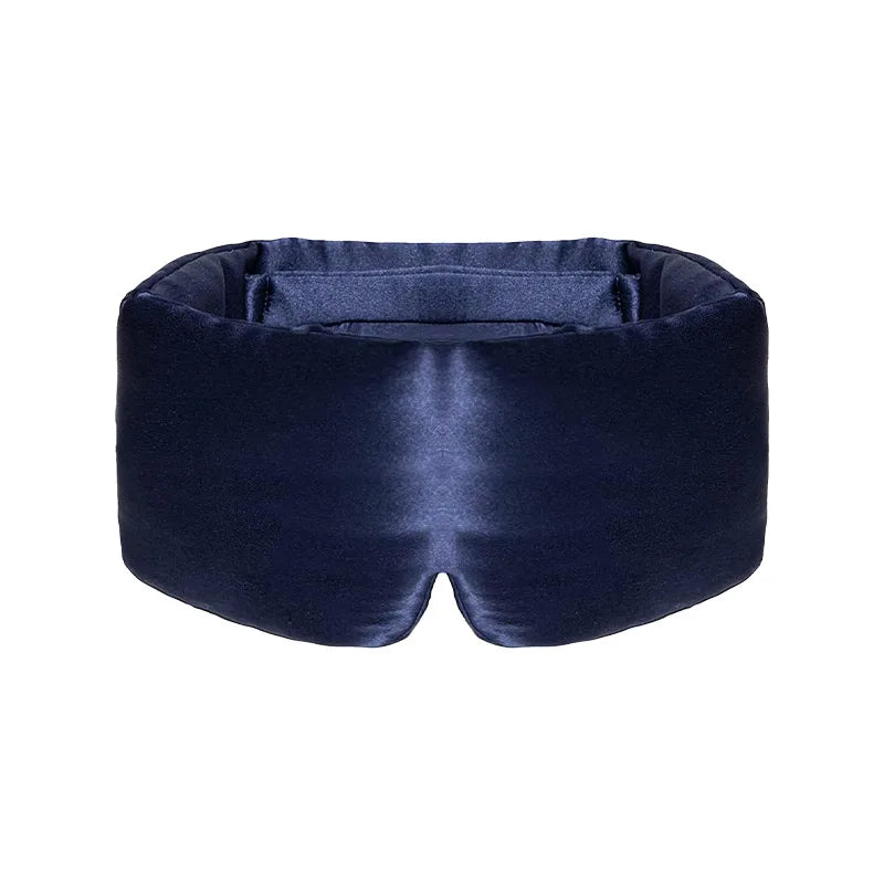 Mulberry Silk Sleep Mask with Double Layer Padding and Adjustable Strap | Silky Blackout for Deeper Rest | Sleep Masks