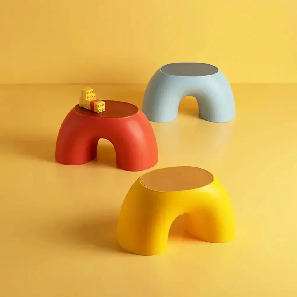 Colourful Plastic Rainbow Stool for Children&