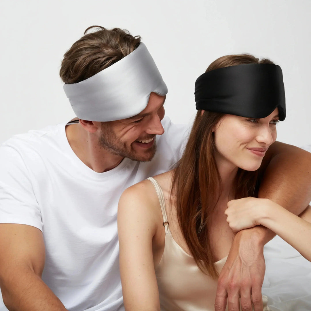 Silky Satin Deep Sleep Eye Mask with Adjustable Strap | Smooth, Full-Coverage Eye Comfort | Sleep Masks