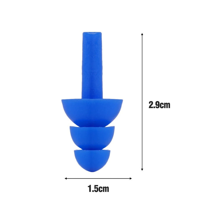 Reusable Silicone Swimming Earplugs with Storage Box for Pool, Sea and Shower | Watertight Comfort for Swimmers | Earplugs