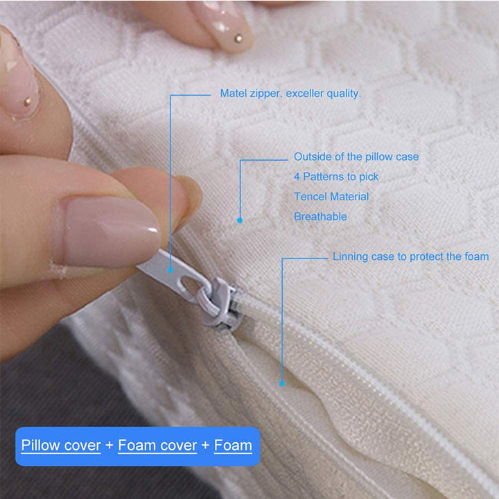 Side Sleeper Shoulder Pillow with Arm Pocket and Cooling Gel Foam | Arm Pocket Keeps Shoulders Comfortable | Bed Pillows