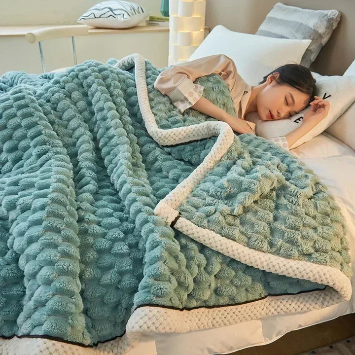 Turtle Coral Fleece Velvet Blanket, Thick and Soft in Four Sizes | Thick Coral Fleece with a Turtle Theme | Throw Blankets