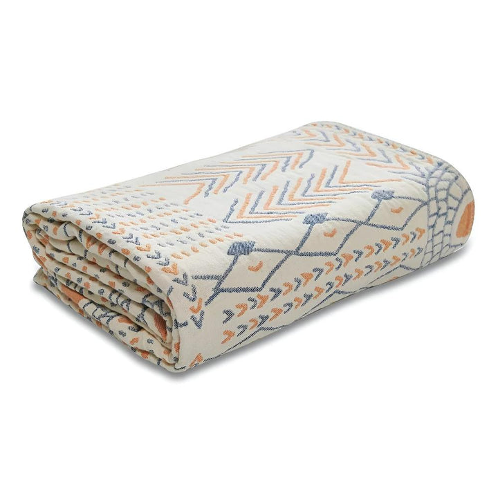 Reversible Boho Cotton Throw Blanket in Four Sizes | Boho Reversible Cotton in Four Sizes | Throw Blankets