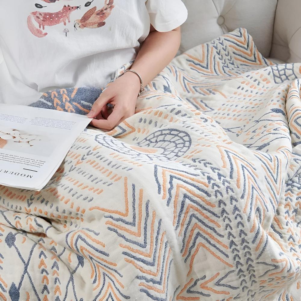 Reversible Boho Cotton Throw Blanket in Four Sizes | Boho Reversible Cotton in Four Sizes | Throw Blankets