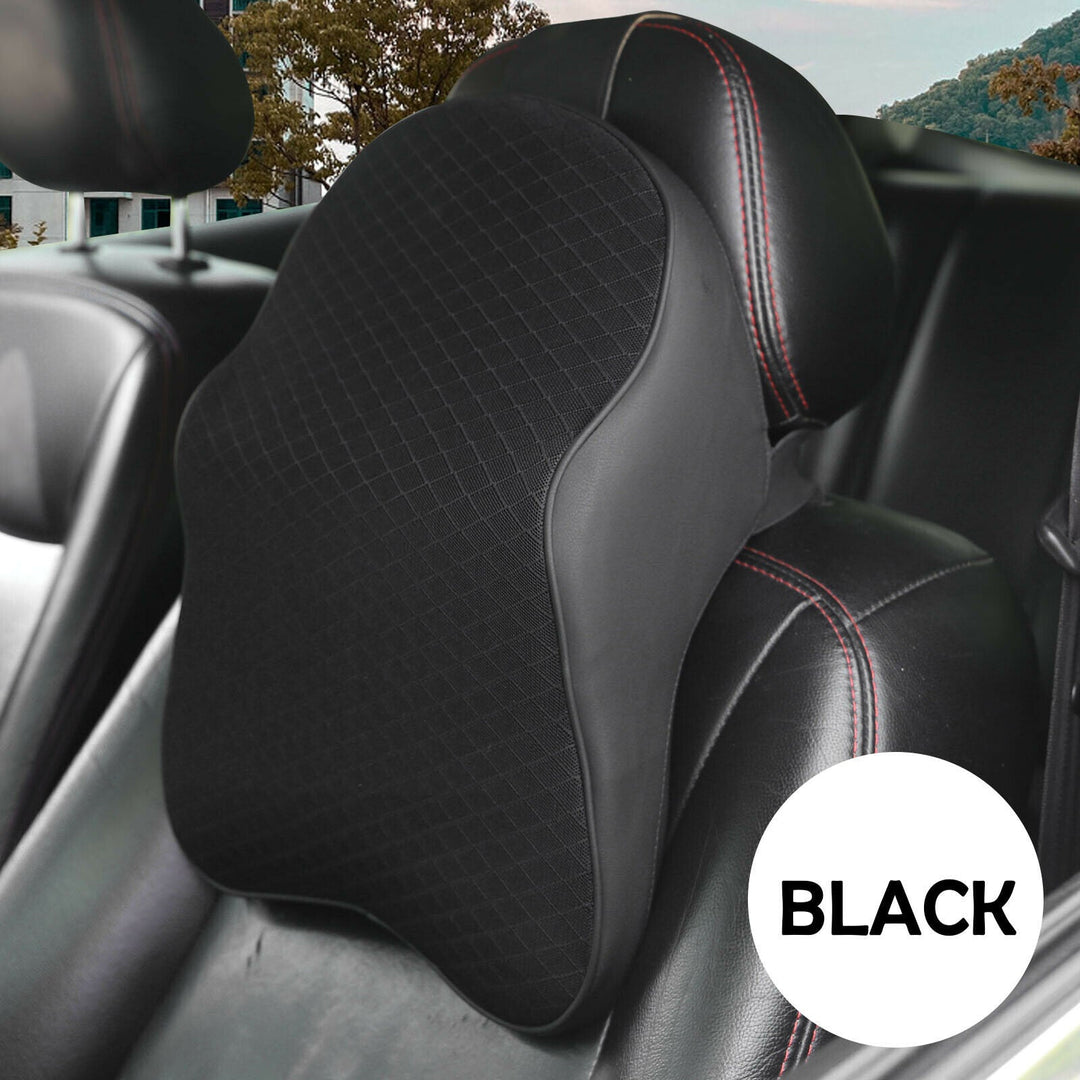Car Seat Headrest Neck Pillow with Universal Fit | Neck Support for Long Drives | Travel Pillows