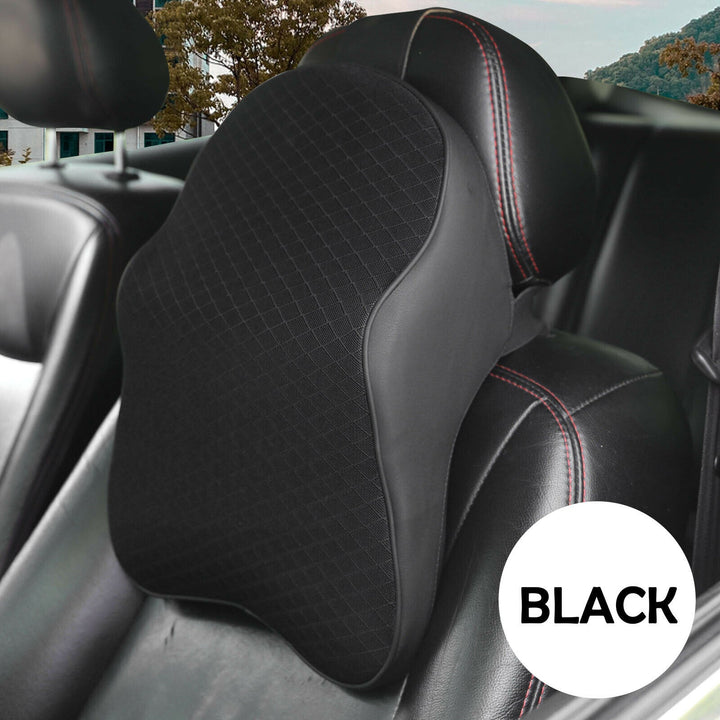 Car Seat Headrest Neck Pillow with Universal Fit | Neck Support for Long Drives | Travel Pillows