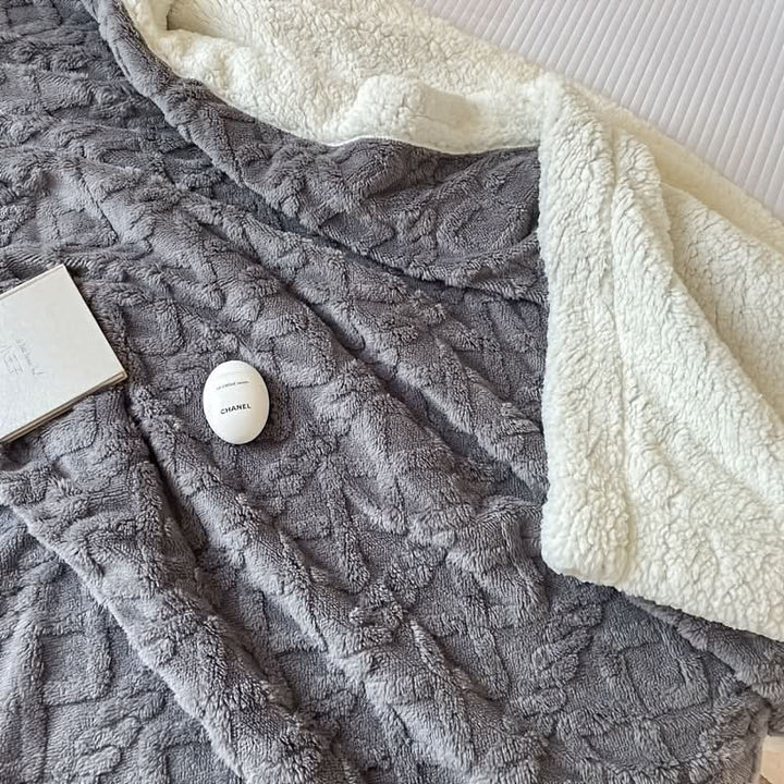 Soft Comfort Blanket in Durable Fabric Blend for Bed, Sofa and Travel | Versatile Comfort Blanket for Any Room | Throw Blankets