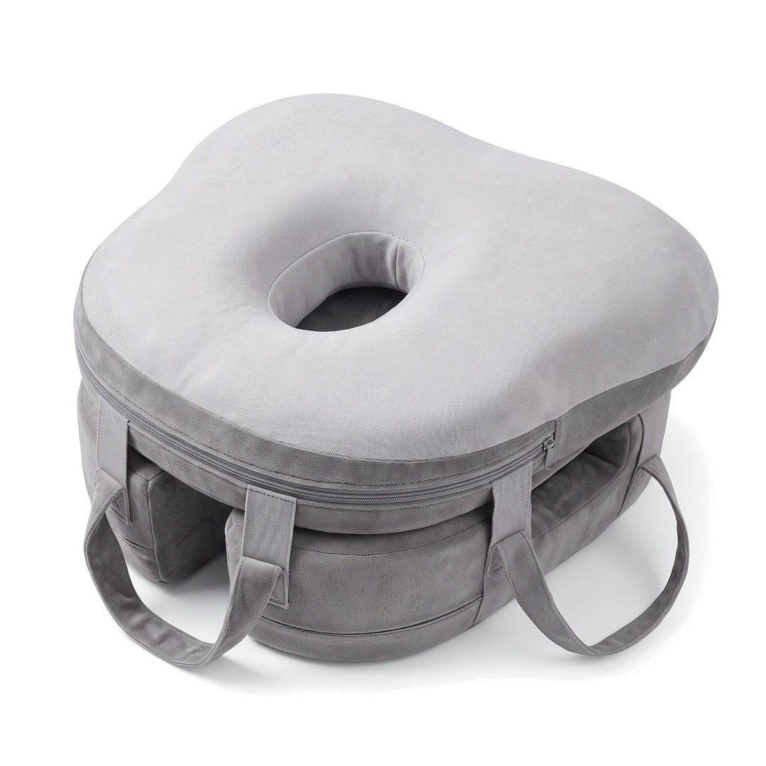 Face-Down Memory Foam Comfort Pillow with Warm and Cool Sides | Face-Down Rest with Open Space | Bed Pillows