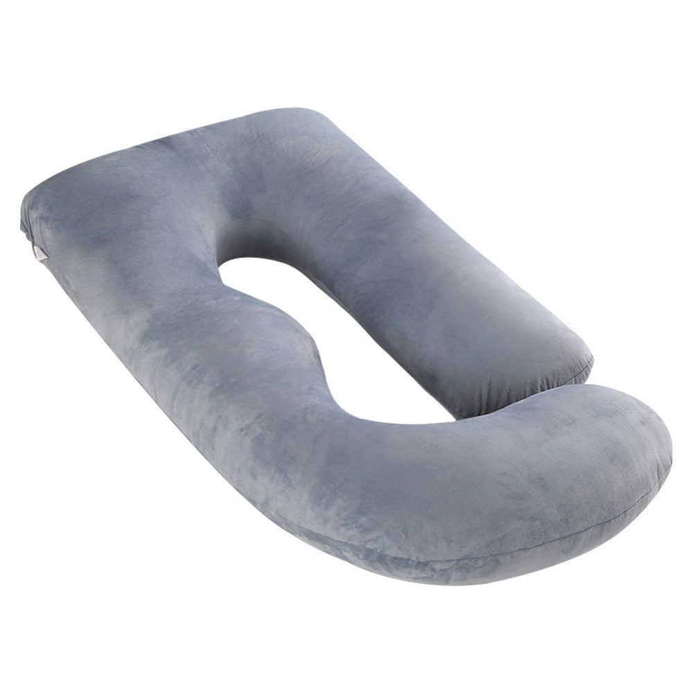 U-Shaped Full Body Pillow with Removable Cover