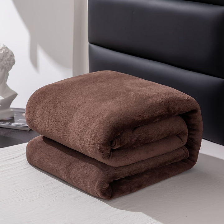Soft Polyester Flannel Blanket for Couch, Bed and Camping in Six Sizes | Soft Flannel for All Seasons | Throw Blankets