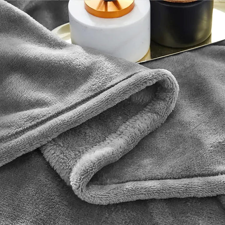Faux Fur Mink Fleece Throw Blanket in Five Bed Sizes, Hypoallergenic | Mink-Look Fleece, Five Sizes | Throw Blankets