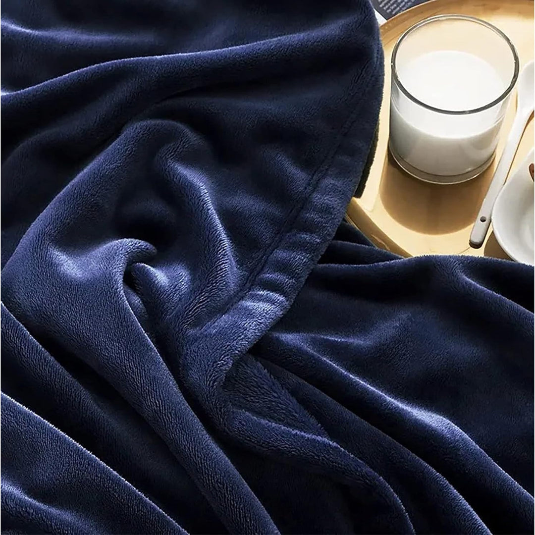 Faux Fur Mink Fleece Throw Blanket in Five Bed Sizes, Hypoallergenic | Mink-Look Fleece, Five Sizes | Throw Blankets