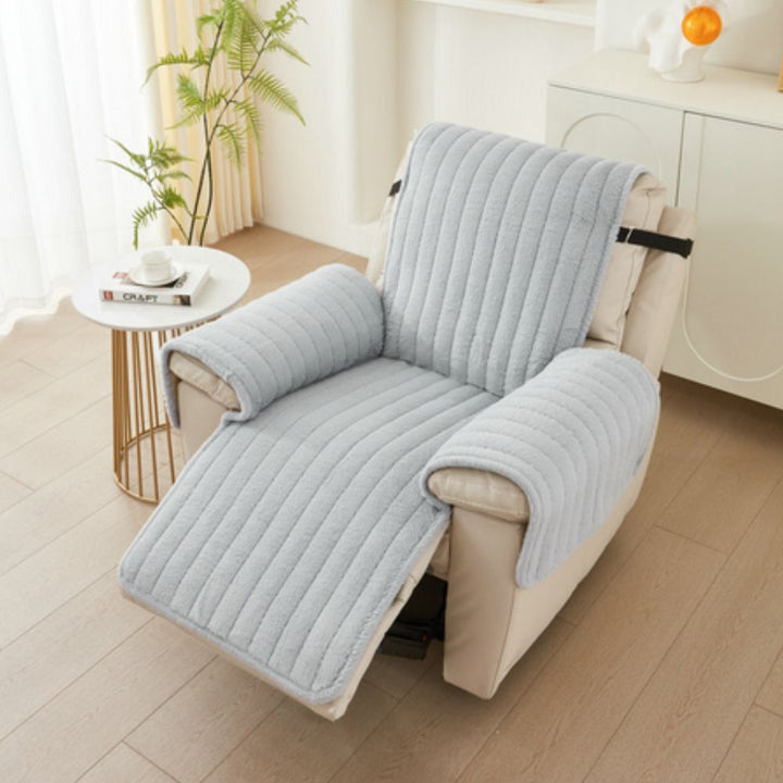 Non-Slip Microfiber Recliner Protector Cover with Full Coverage | Recliner Protection That Stays Put | Recliner Covers