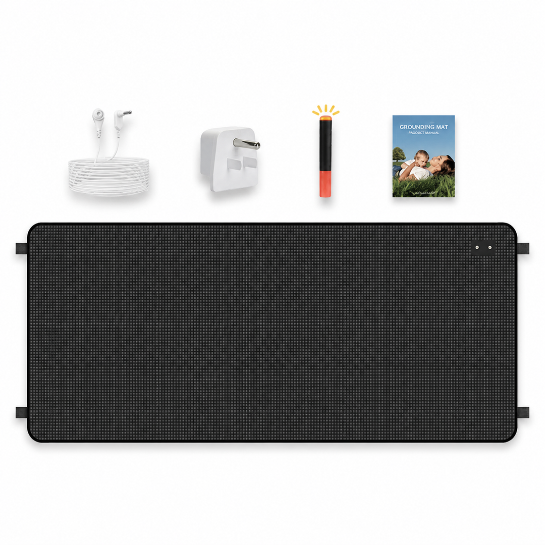Grounding Mattress Pad with Adjustable Straps for Bed Use | Conductive Mattress Layer | Mattress Pads