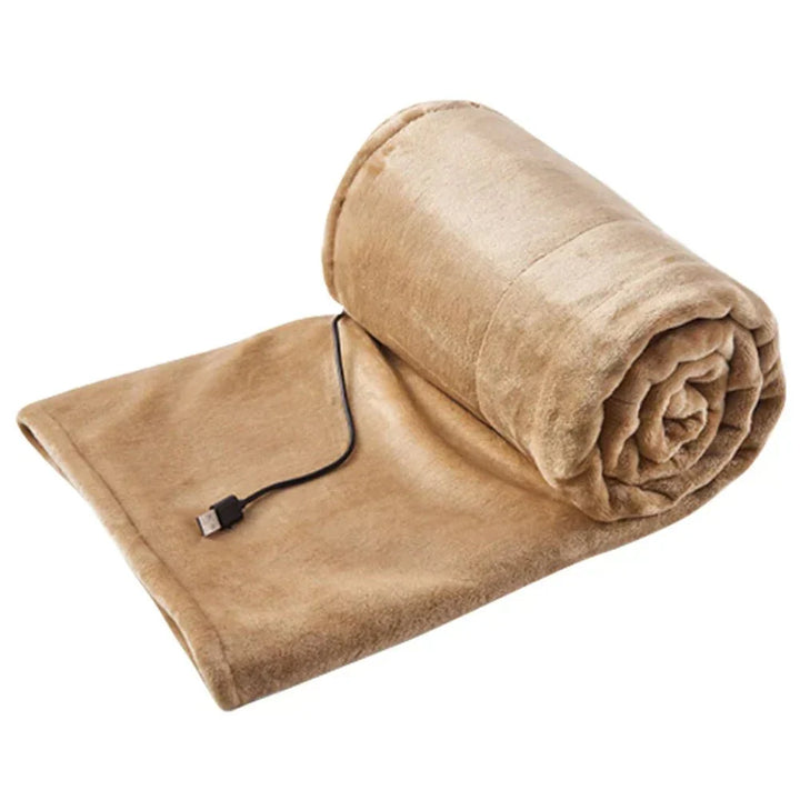 USB Heated Blanket with 3 Heat Levels for Couch Office or Car | Three-Level USB Warmth, Anywhere | Heated Blankets