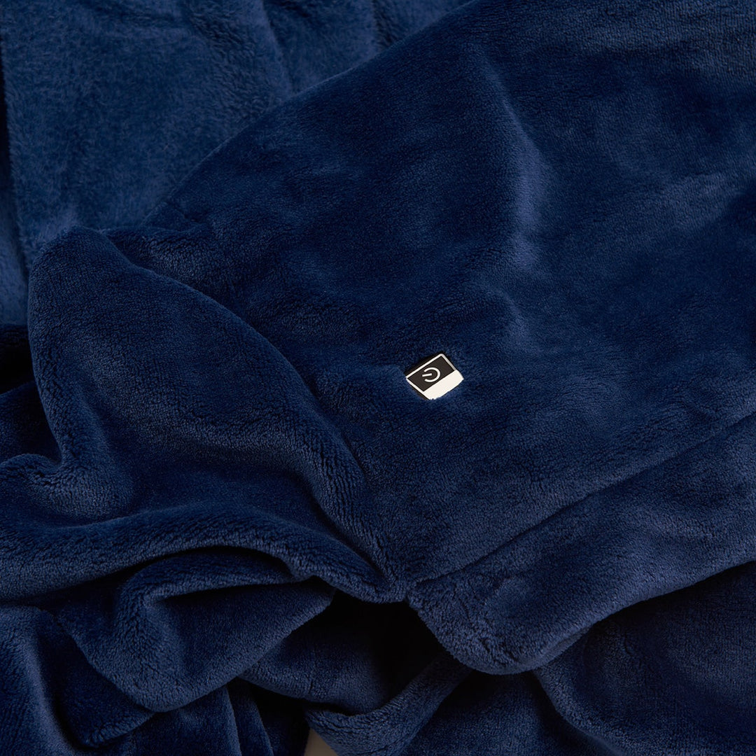 Heated Wearable Blanket with Sleeves and Chest Heating Panel | Heated Wearable Fleece Comfort | Heated Blankets