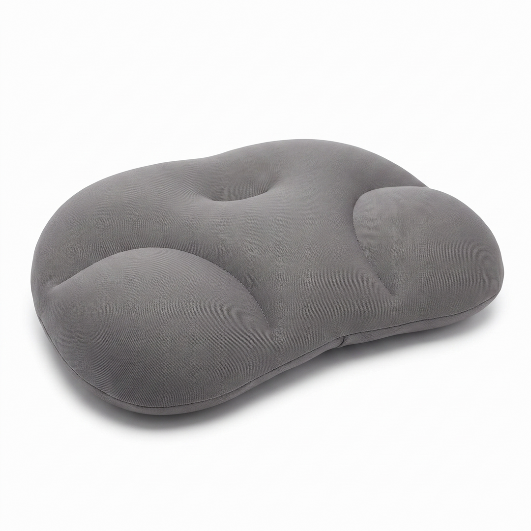Plush Memory Foam Neck Pillow for Deep Sleep with 3D Contour | Plush Contour for Better Rest | Bed Pillows