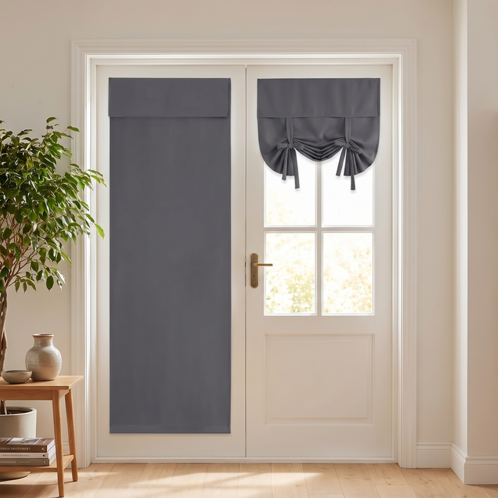 Thermal Blackout Curtain for Bedrooms and French Doors | Dark Rooms and Insulated Windows | Curtains