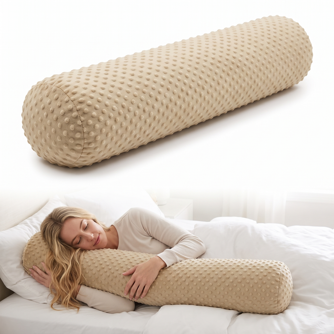 Full Length Memory Fiber Body Pillow in Two Lengths | Even Support From Shoulder to Knee | Body Pillows