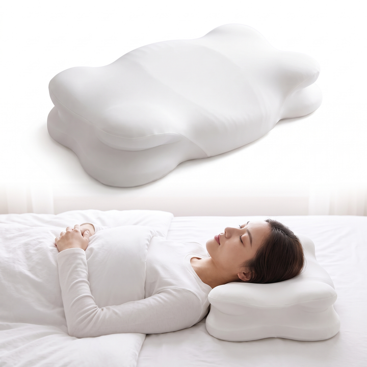 Dual-Height Memory Foam Pillow for Side and Back Sleepers | Two Heights, One Supportive Pillow | Bed Pillows