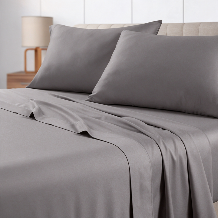 Coordinated Microfiber Sheet Set with Deep Pockets and Pillowcases | Matching Microfiber Sheets | Bedding Sets