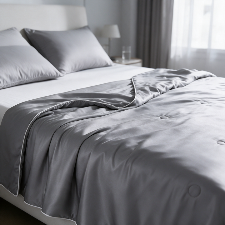 Featherlight Summer Lightweight Comforter with Quilted Channels | Thin Cover for Hot Months | Comforters