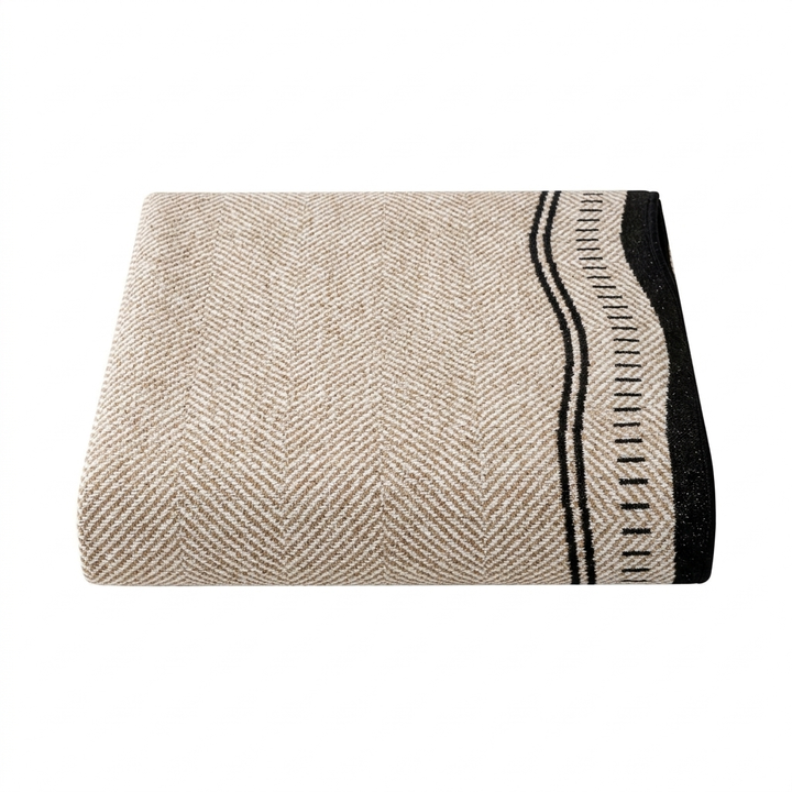 Modern Wave Edge Anti Slip Sofa Cover in Twelve Sizes | Wave Edge Cover with Anti Slip Back | Sofa Covers