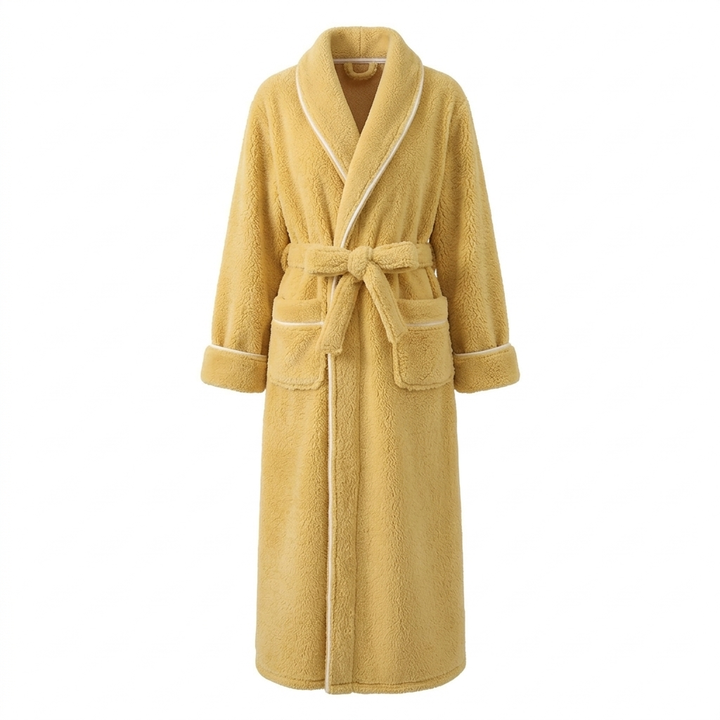 Coral Fleece Flannel Bathrobe for Women and Men with Pockets | Plush Warmth After Every Shower | Robes