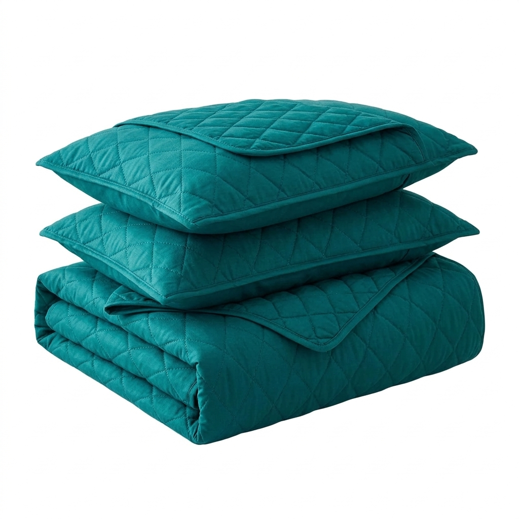 Argyle Waterproof Deep Pocket Fitted Sheet Set with Optional Pillowcases | Argyle Pattern, Spill-Smart Fitted Sheet | Bedding Sets