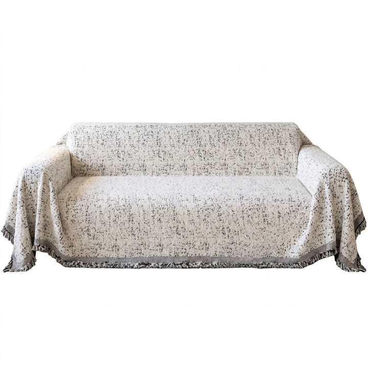 Reversible Nordic Speckle Sofa Cover, One-Piece Design for All Sofas | Reversible Nordic Speckle Style | Sofa Covers