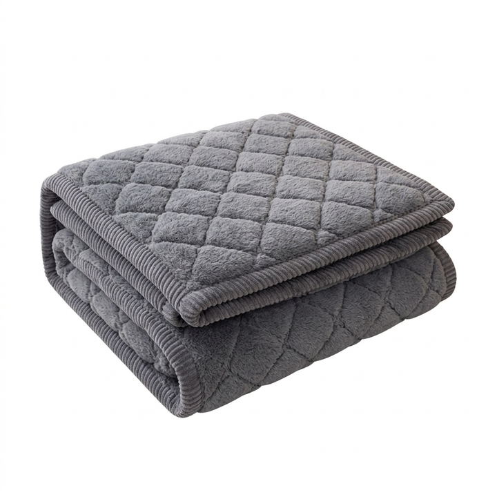 Non-Slip Diamond Stitched Plush Sofa Cover, 27.5in Wide | Diamond Stitching, Plush Padding | Sofa Covers