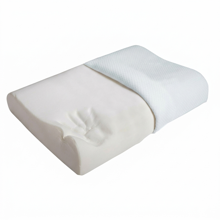 Dual Height Slow Rebound Memory Foam Pillow with Washable Cover | Pick the Height That Feels Right | Bed Pillows
