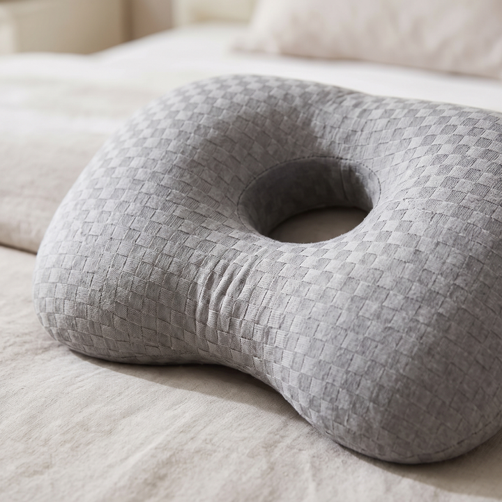 Adjustable Curved Ear Support Pillow with Ventilation Opening | Comfort for Ear-Friendly Sleep | Bed Pillows