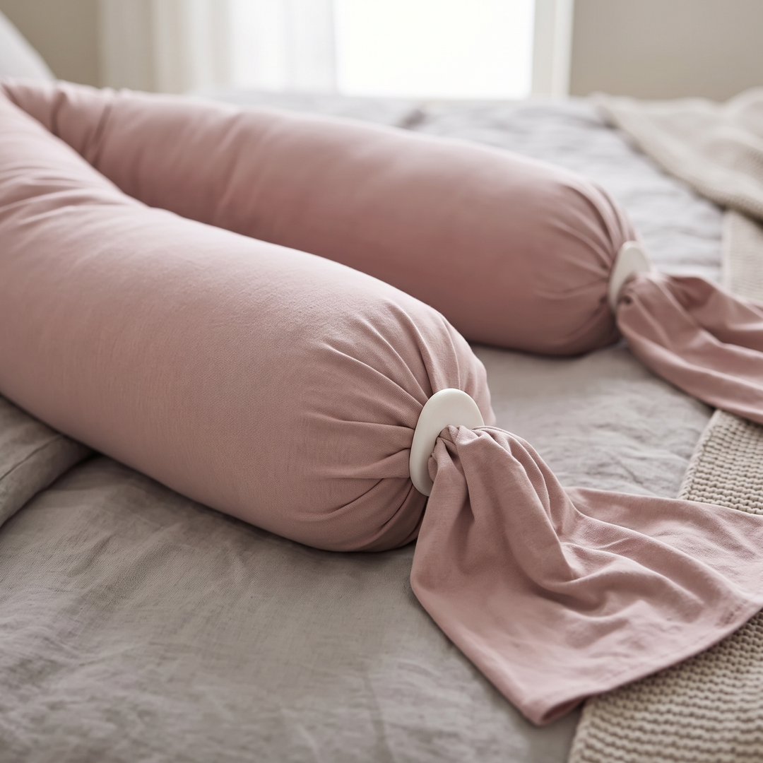 Adjustable Full Body Pregnancy Pillow, 8x59in with Soft Cotton Cover | Long Support for Growing Bellies | Bed Pillows