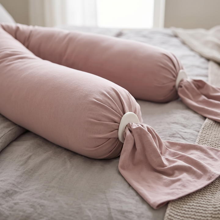 Adjustable Full Body Pregnancy Pillow, 8x59in with Soft Cotton Cover | Long Support for Growing Bellies | Bed Pillows