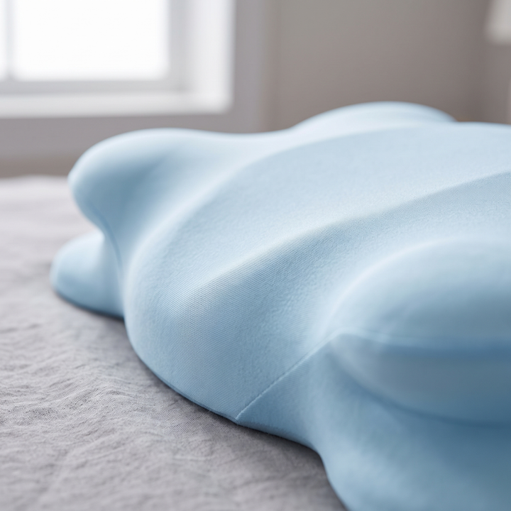 Adjustable Cloud Memory Foam Pillow with Dual Height Layers | Two Heights in One Soft Cloud | Bed Pillows