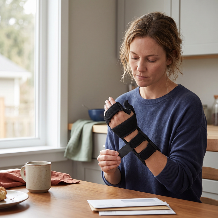 Adjustable Hand Support Brace with Finger Splints, Left, Right or Pair | Adjustable Hand and Finger Support | Hand Supports