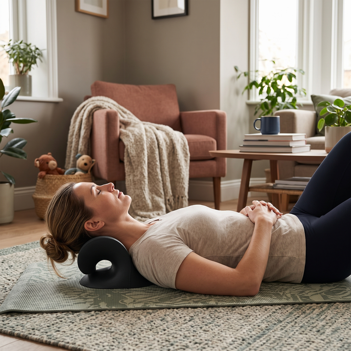 C-Shaped Memory Foam Support Pillow with Integrated Ridge for Sofa and Bed | Curved Support for Sitting and Resting | Wedge Pillows