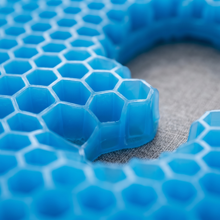 Cooling Honeycomb Gel Silicone Seat Cushion, 16 x 13in | Cooler Seating for Long Hours | Chair Cushions