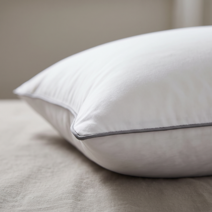 Natural Mulberry Silk Filled Pillow with Jacquard Cover | Soft, Breathable Hotel-Style Rest | Bed Pillows