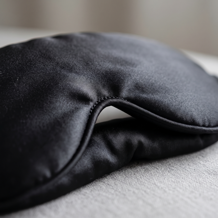 Silky Satin Deep Sleep Eye Mask with Adjustable Strap | Smooth, Full-Coverage Eye Comfort | Sleep Masks