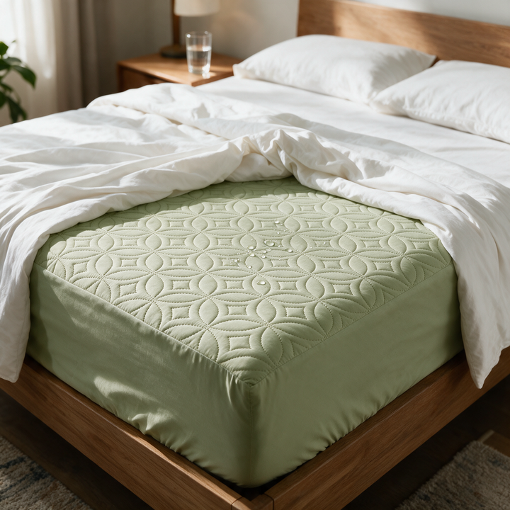 Waterproof Mattress Protector with Deep Pocket Fitted Design | Spill Protection That Stays Put | Mattress Protectors