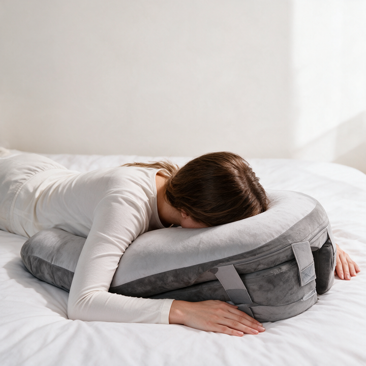 Dual-Sided Face Down Pillow for Prone Resting and Massage | Comfortable Face-Down Support | Specialty Pillows