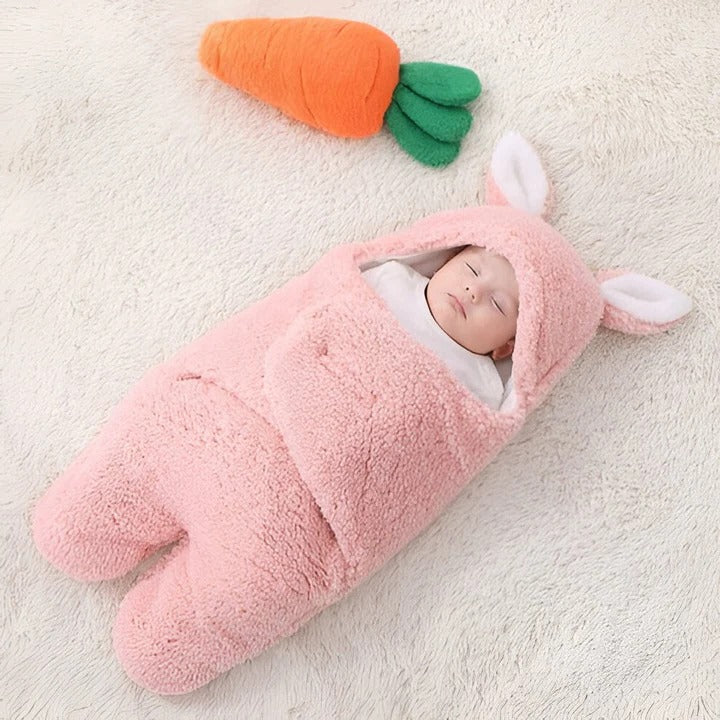 Soft Lined Infant Wrap Blanket for Naps and Stroller Rides, Machine Washable | Snug Infant Wrap for Naps and Rides | Baby Blankets