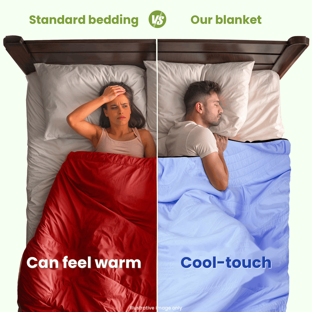 Ice Cooling Blanket for Hot Sleepers in Three Sizes | Cool Comfort on Warm Nights | Cooling Blankets