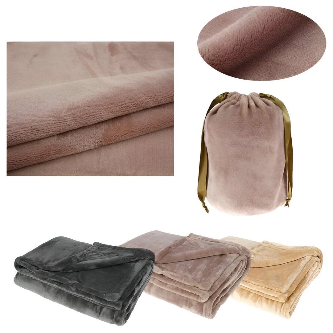 Cordless Electric Heated Throw Blanket, USB Powered Flannel, 63 x 33 in | USB Flannel Heated Throw | Heated Blankets