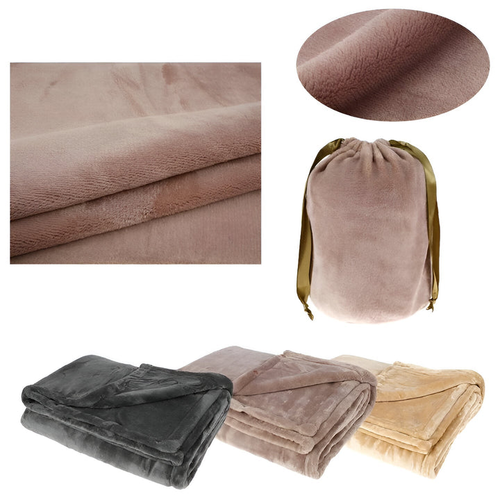 Cordless Electric Heated Throw Blanket, USB Powered Flannel, 63 x 33 in | USB Flannel Heated Throw | Heated Blankets
