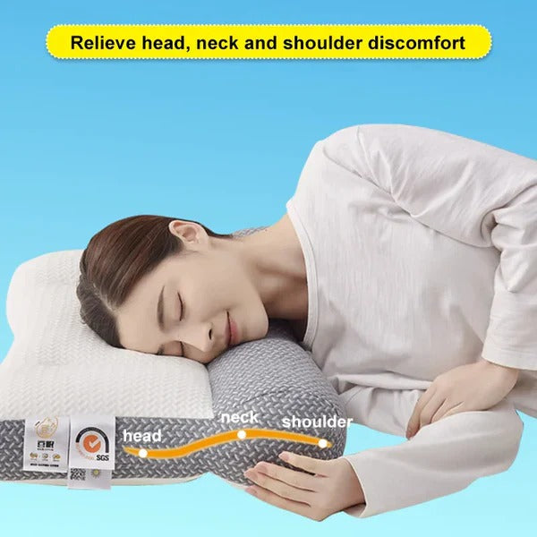 Convertible Neck Pillow, Contour and Neck Roll Design